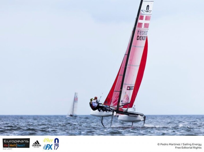 Nacra17 på foiler Nacra17 på foiler