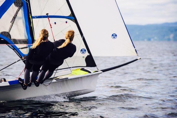 Ragna og Maia Agerup seiler bra i Kiel Ragna og Maia Agerup seiler bra i Kiel