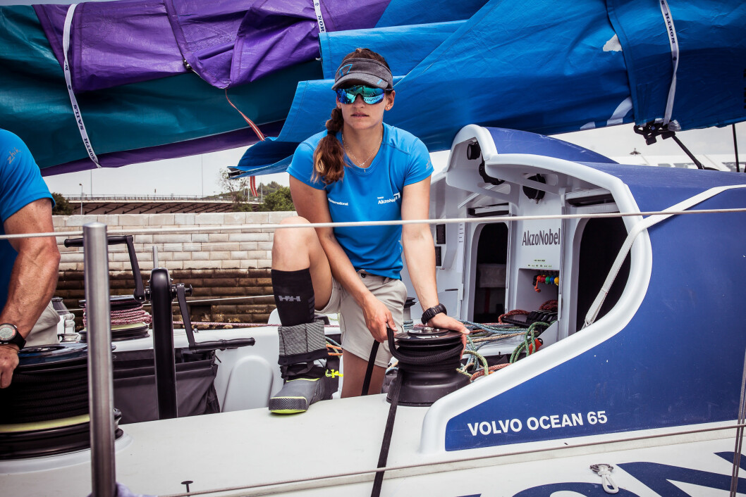 FRA 49ER FX TIL VOLVO OCEAN RACE: Martine Grael fra Brasil, som vant OL-gull på hjemmebane i Brasil, forsøker seg nå i Volvo Ocean Race. FRA 49ER FX TIL VOLVO OCEAN RACE: Martine Grael fra Brasil, som vant OL-gull på hjemmebane i Brasil, forsøker seg nå i Volvo Ocean Race.