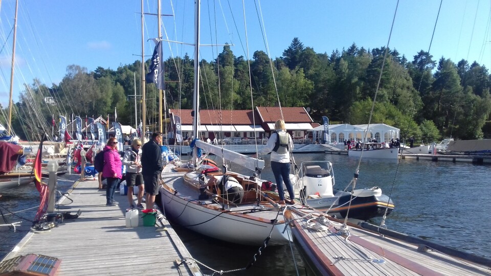 Stemning på Hankø før det braker løs