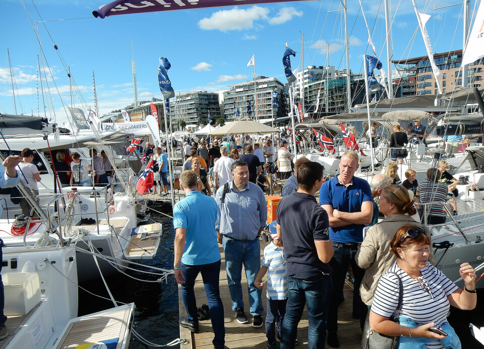 POPULÆR: Utstillingen på Aker Brygge er populær, og den viktigste i Norge for salg av seilbåter.