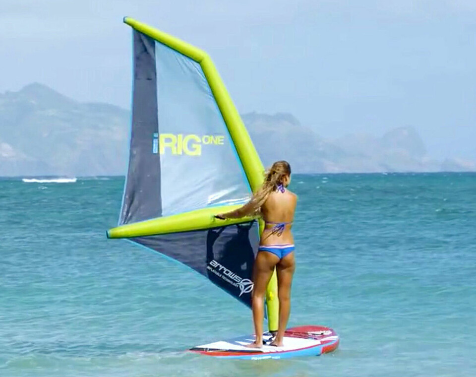 BRETT: iRig gjør seilingen windsurfing enklere, både å lære, og å transportere.