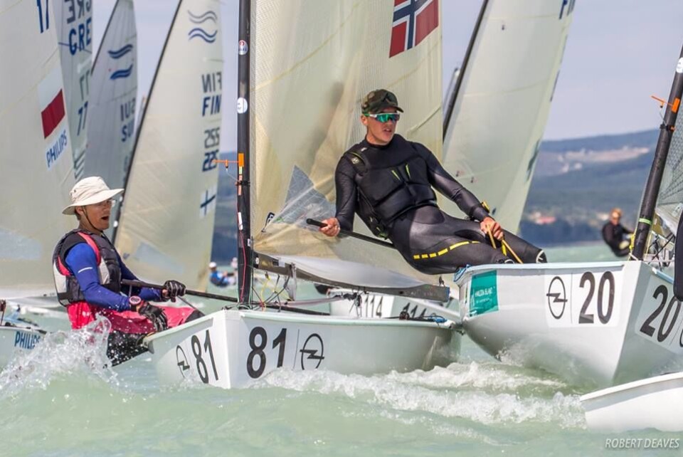 Lars Johan Brodtkorb er beste nordmann etter to dager. Han fikk disket Jake Lilley for denne manøvren