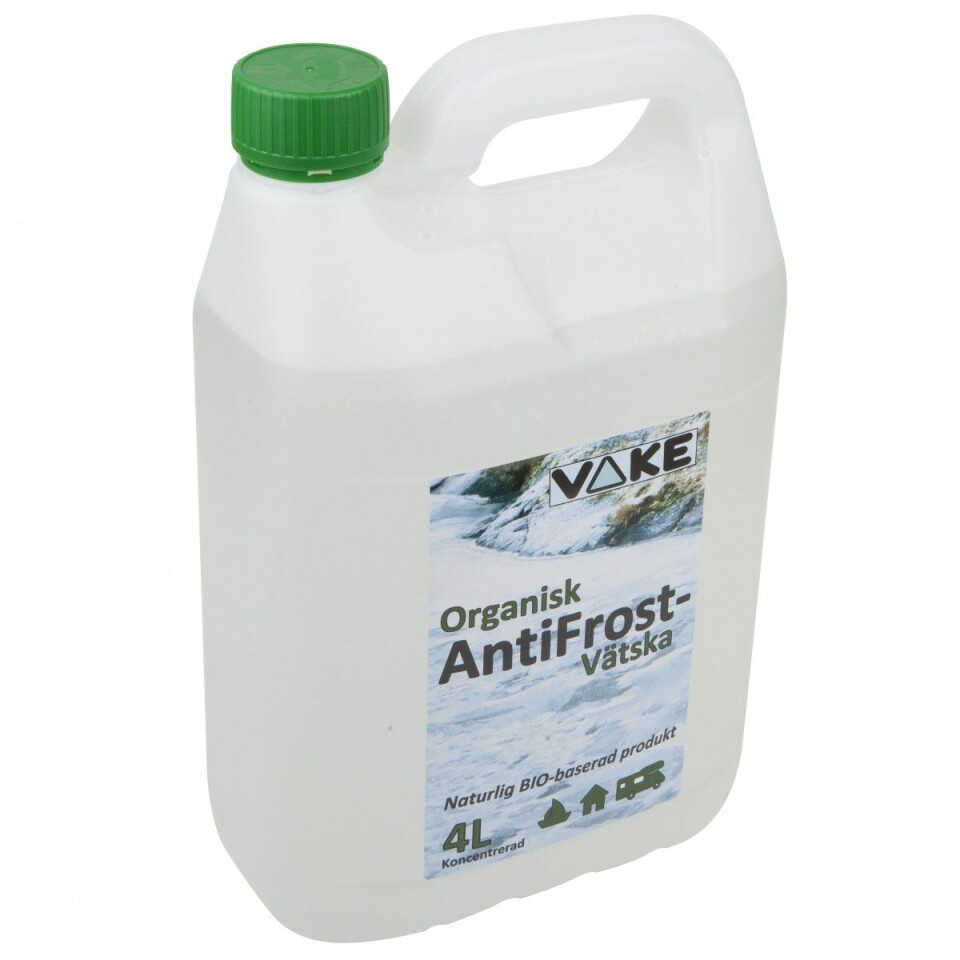 BIOLOGISK: Glyserol-basert frostvæske er ikke giftig og kan brukes i ferskvannssystemet.