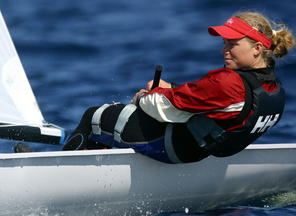 HYERES: Siren Sundby tok gull i Europajolle under OL i 2004.