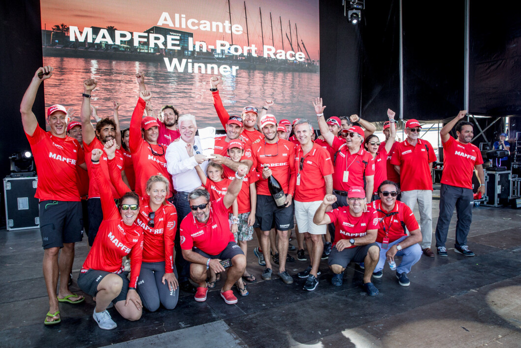 MAPFRE vant In-port Race i Alicante. MAPFRE vant In-port Race i Alicante.