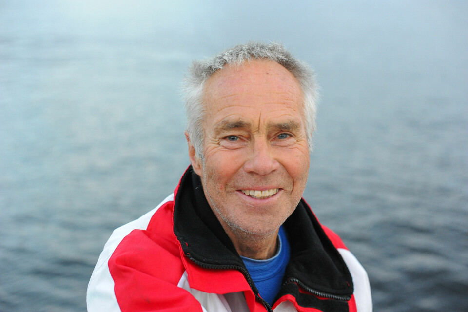 AKTIV SEILER: 73 år gamle Øystein Nilsen seilte Ågerøya rundt tidligere i høst, og ble nr. 2 av 16 båter - over all.