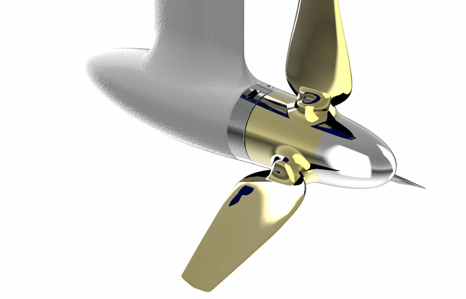 EFFEKTIVT: Nye seildrevet til Oceanvolt har propellblader som kan justeres.