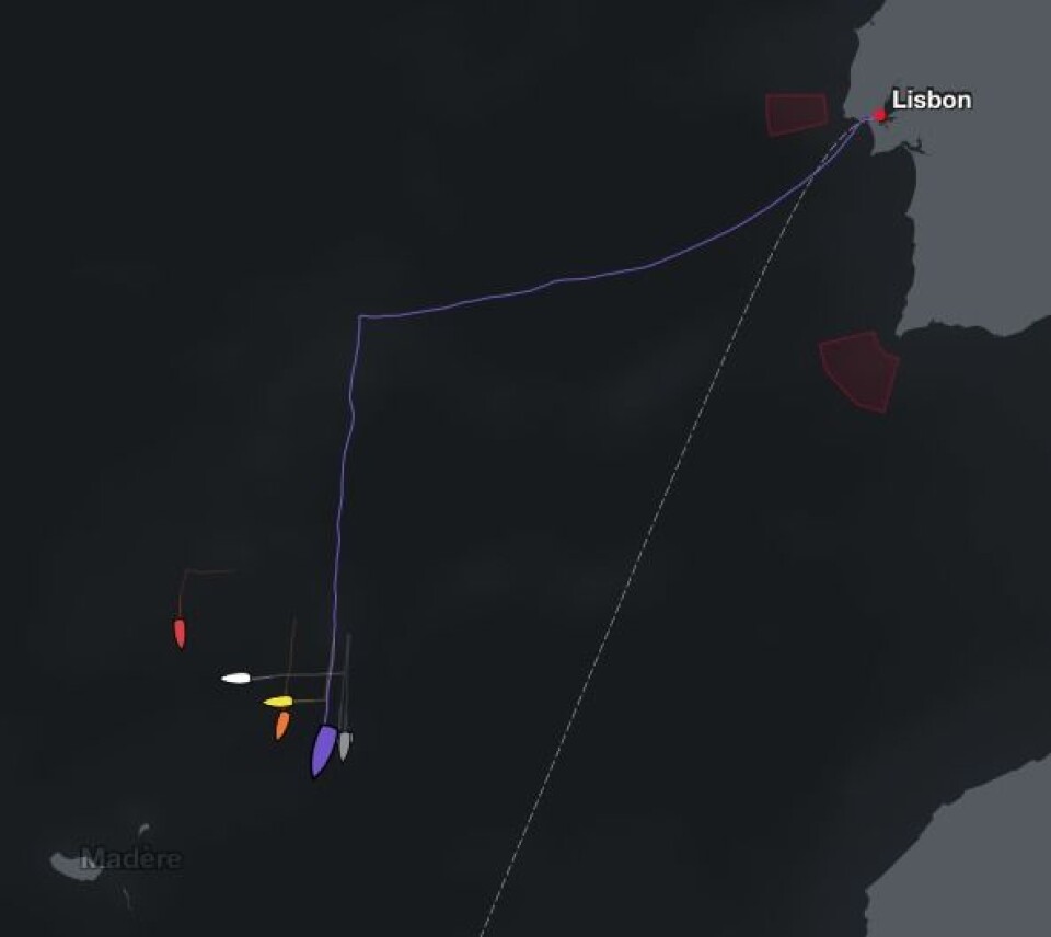 VEST: Syd eller vest. «Dongfeng» falt fra andre til siste på strategisk veivalg. VEST: Syd eller vest. «Dongfeng» falt fra andre til siste på strategisk veivalg.