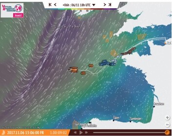 UVÆR: Seilerne vil i natt smake på hva Atlanterhavet har å by på i november. UVÆR: Seilerne vil i natt smake på hva Atlanterhavet har å by på i november.
