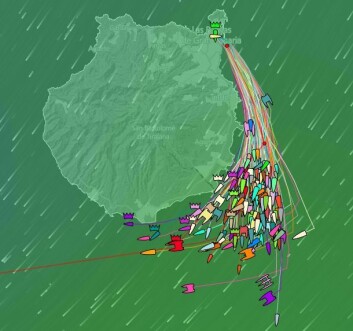 KURS: Nord eller syd. Feltet deles. Båter som velger den komfortable ruta i syd må belage seg på motorkjøring etter hvert. KURS: Nord eller syd. Feltet deles. Båter som velger den komfortable ruta i syd må belage seg på motorkjøring etter hvert.