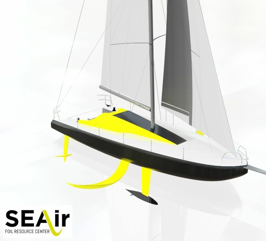 FLYR: SEAir skal bygge en 40-foter med foiler.
