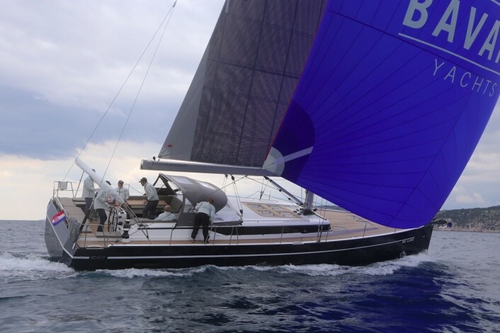 TEST: Bavaria C57 under testen til SEILmagasinet i april. TEST: Bavaria C57 under testen til SEILmagasinet i april.