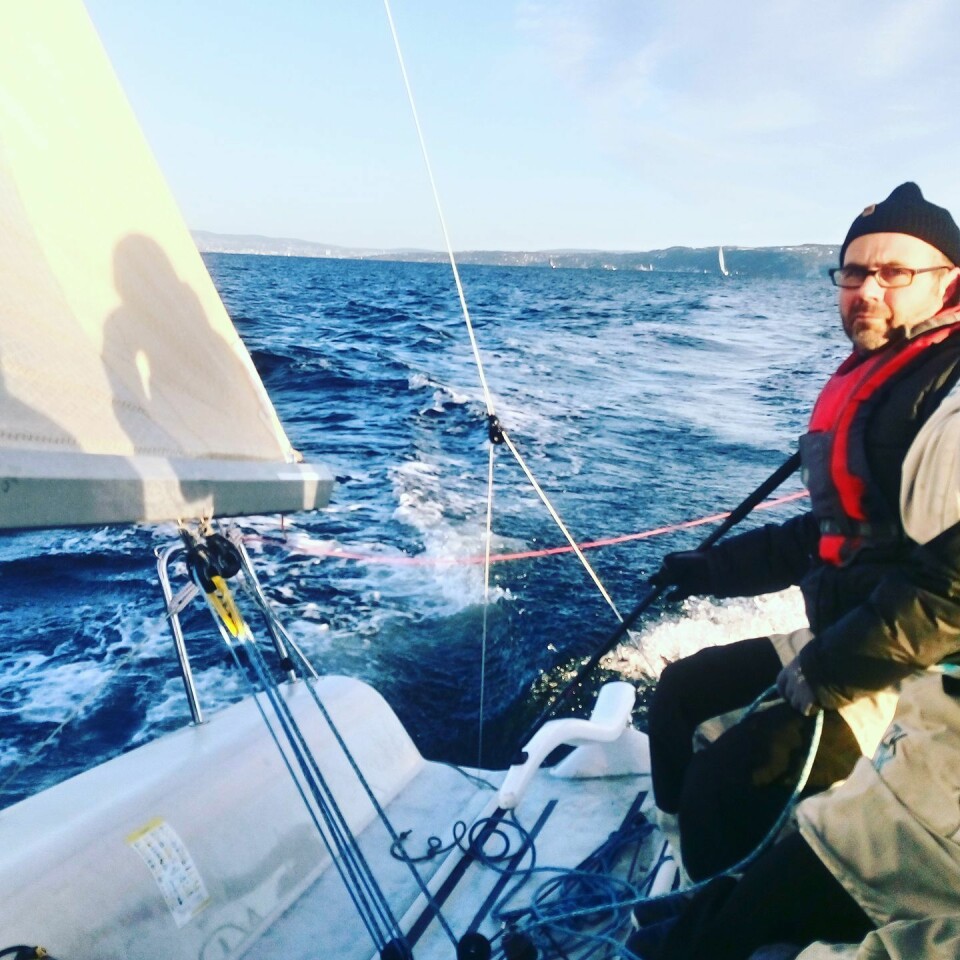 MELGES:  Steinar Waler i 24/7 Sailing team.