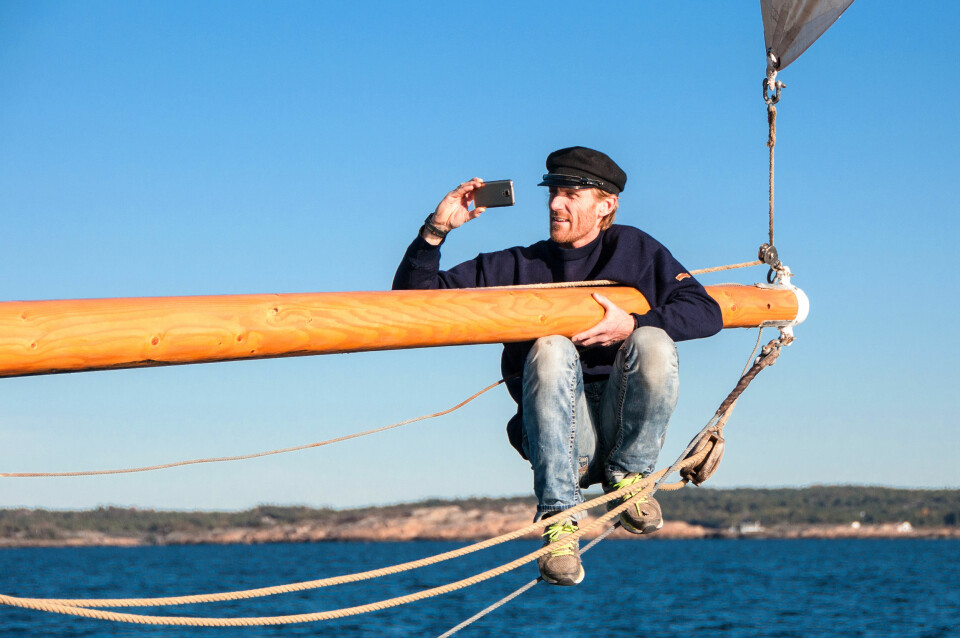 NY SKIPPER: RS 1 «Colin Archer» har egen hjemmeside og egen Facebook-side der skipper Tor Erling Gransæther legger mye innsats i å formidle gledene ved å seile en tradisjonsbåt.