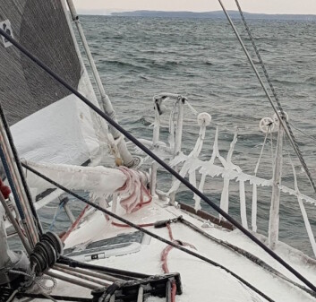KRYSS: «Fritt Fram» valgte å krysse hjem fra Strømstad. KRYSS: «Fritt Fram» valgte å krysse hjem fra Strømstad.