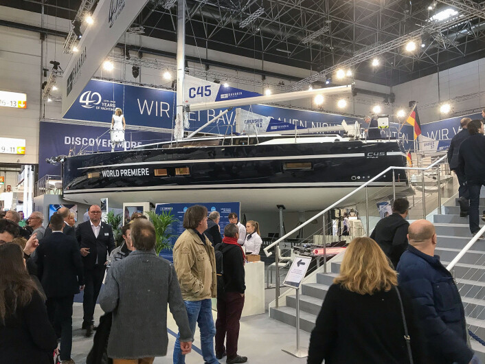 LANSERING: Bavaria C45 var en av nyhetene Bavaria-verftet lanserte i Düsseldorf i januar. LANSERING: Bavaria C45 var en av nyhetene Bavaria-verftet lanserte i Düsseldorf i januar.