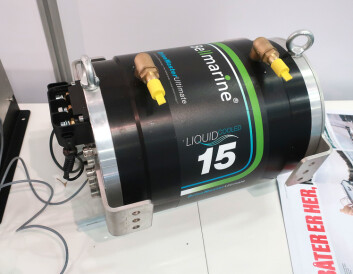 KRAFT: Øiestad har valgt en 20 kW elmotor fra Bellmarine. Det er en effektiv børsteløs AC-motor som også kan lade betteriet under seil. KRAFT: Øiestad har valgt en 20 kW elmotor fra Bellmarine. Det er en effektiv børsteløs AC-motor som også kan lade betteriet under seil.