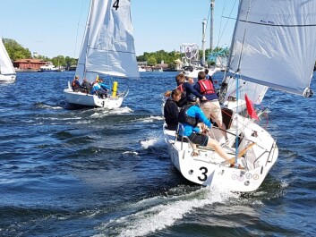 EKSOTISK: Gamla Stans Yacht Sällskaphar lokket til seg seilere fra kjente foreninger i Europa, og fra New York Yacht Club. EKSOTISK: Gamla Stans Yacht Sällskaphar lokket til seg seilere fra kjente foreninger i Europa, og fra New York Yacht Club.