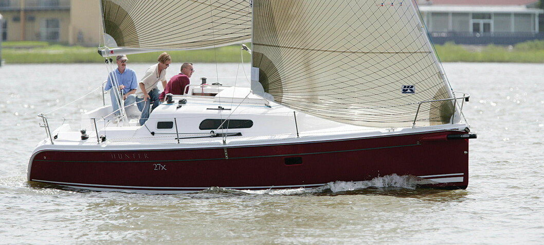 Hunter 27X - Stor seilglede med liten familiebåt