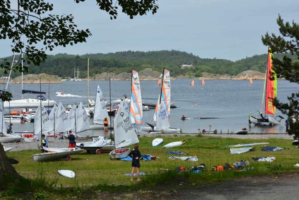 IDYLL: Campen blir arrangert fra Hove på Tromøya utenfor Arendal.