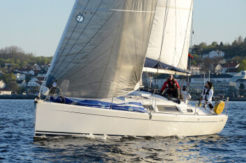 HANSE 35: X-41: «Luna» ble beste båt i den lille klassen uten spinnaker. HANSE 35: X-41: «Luna» ble beste båt i den lille klassen uten spinnaker.