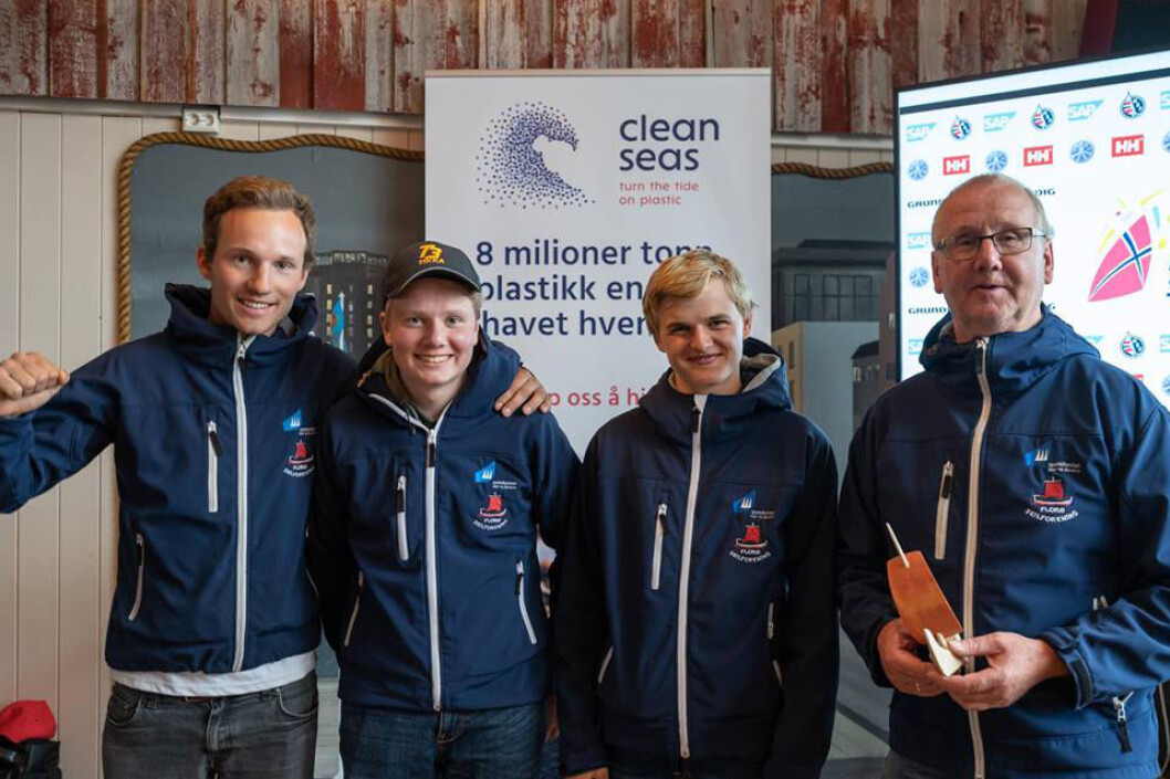 VANT: Seilerne fra Florø var best i Bodø. Fra venstre Fra venstre Even Onstad, Kjetil Karstensen Indrehus, Vegard Reksten Årebråt og Frode Stavang. VANT: Seilerne fra Florø var best i Bodø. Fra venstre Fra venstre Even Onstad, Kjetil Karstensen Indrehus, Vegard Reksten Årebråt og Frode Stavang.