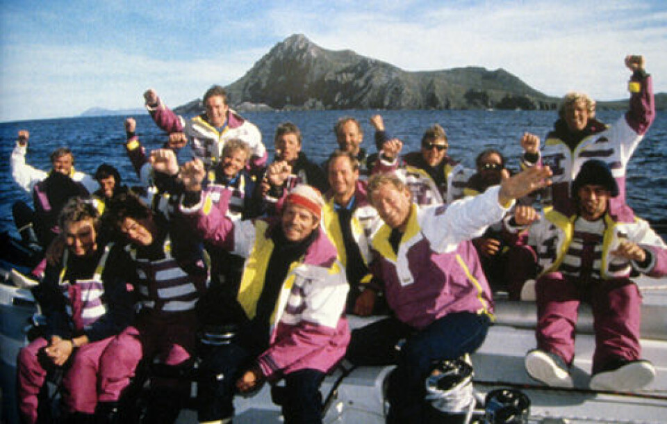 Claus Landmark og Roger Nilson seilte Whitbread Round the World Race i 1989-90 ombord på «The Card»
