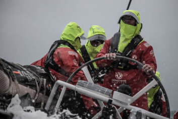 LEDER Dongfeng leder etter 9. etapper, men kan ikke slippe «Mapfre» forbi seg. LEDER Dongfeng leder etter 9. etapper, men kan ikke slippe «Mapfre» forbi seg.