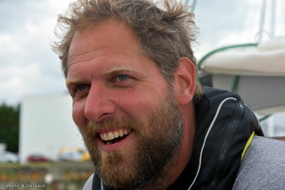 STERK: Mark Slats fra Nederland har verdensrekorden for robåter over Atlanterhavet.