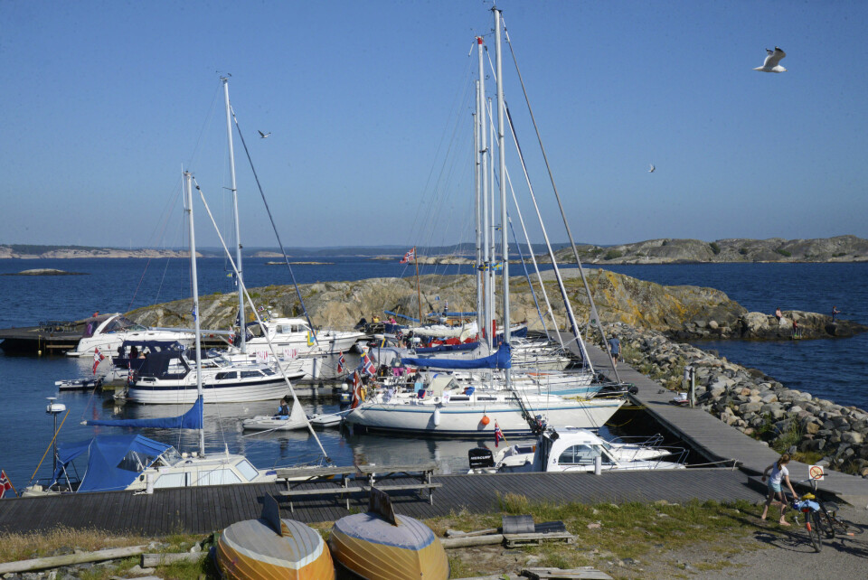 HAVN: I Kyrkosund er det plass til 30?40 båter, men havna er ikke dimensjonert for store båter.