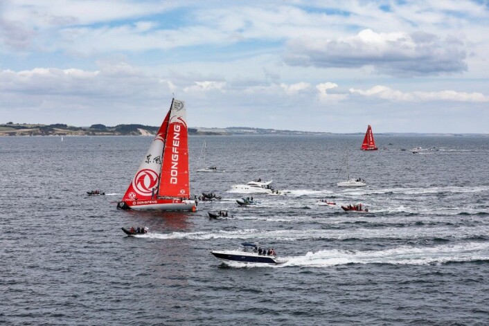 Matchrace «Dongfeng» og «MAPFRE» Matchrace «Dongfeng» og «MAPFRE»