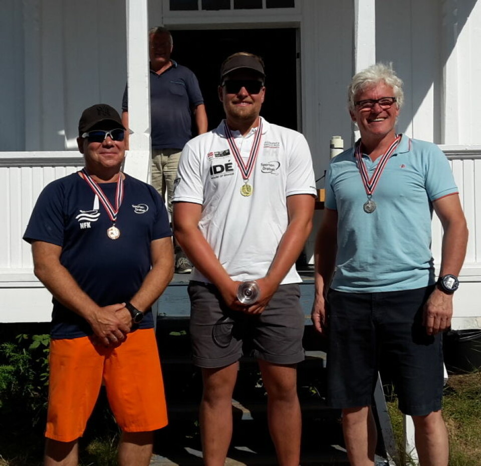 VINNERE: Gull: Anders Pedersen, sølv: Knut Beck, bronse: Tore Glen Berg
