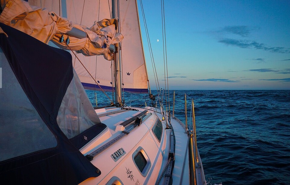 NORDOVER: «Pelagica», en Jeanneau Sun Odussey 34,2 på vei mot nord.