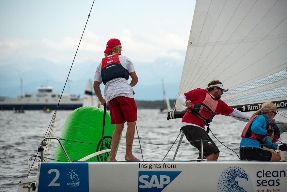 OVERFØRINGSVERDI: Rormann Mads Mathisen levner ingen tvil om at overføringsverdien mellom en 49er og en J/70 er stor.