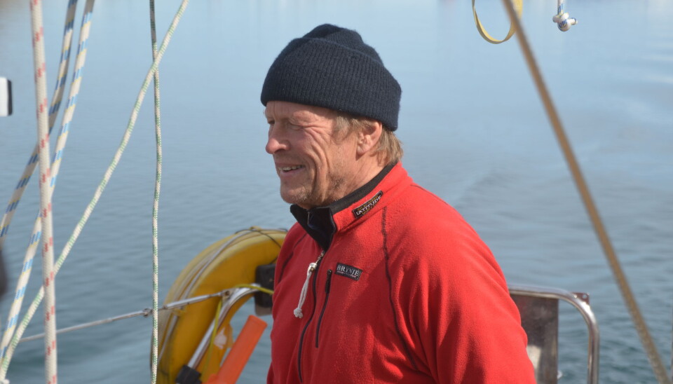 SKIPPER: Vår stødige skipper var Wilhelm Munthe-Kaas. SKIPPER: Vår stødige skipper var Wilhelm Munthe-Kaas.