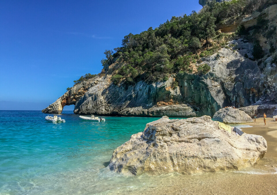 Cala Goloritzè : Smaragdgrønt vann er det mye av på Sardinia.