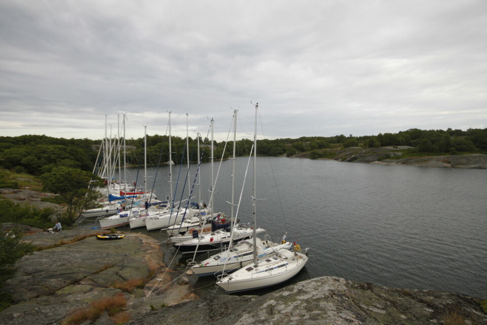 NATURHAVN: Björkö er en svært godt beskyttet naturhavn med populært naturlig ferskvannsbasseng på heia.