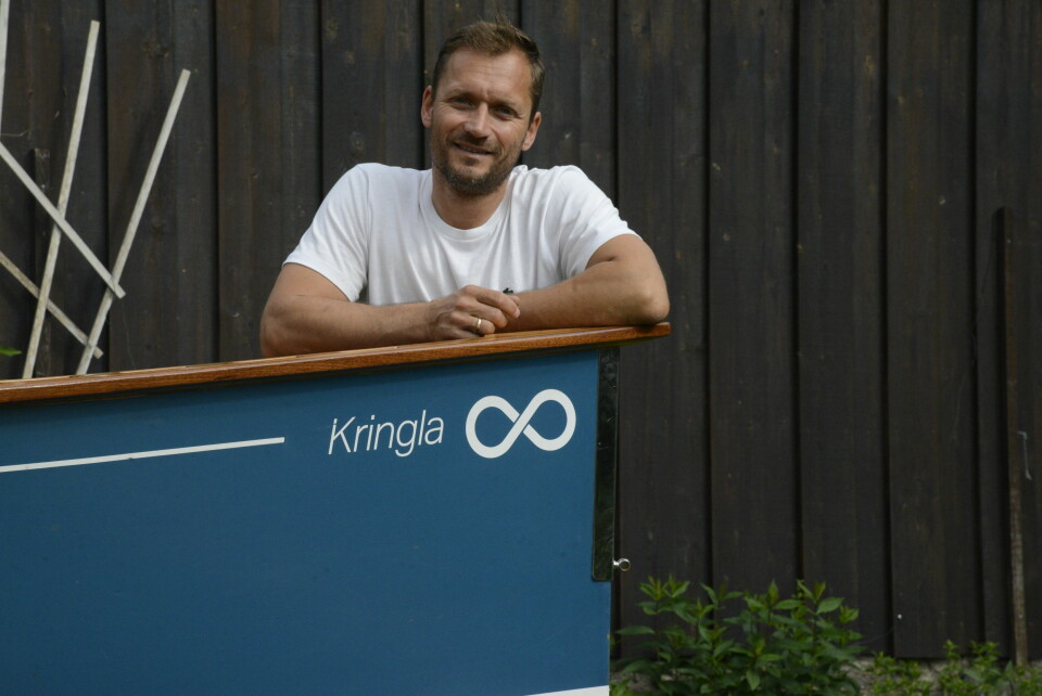 FRILUFT: Marius Olsen ønsket en lett og sprek seiljolle, som kan brukes der man vanligvis eller bare bruker kano.