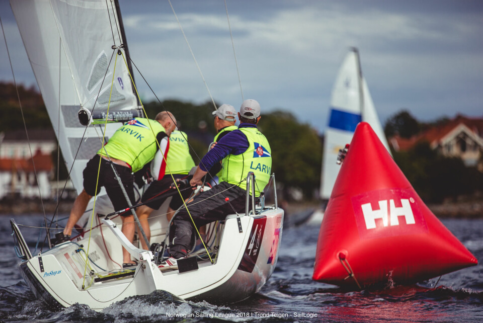 VIL KJEMPE: For Larvik-seilerne vil det å kjempe om en plass i Sailing Champions League står i fokus i Arendal.