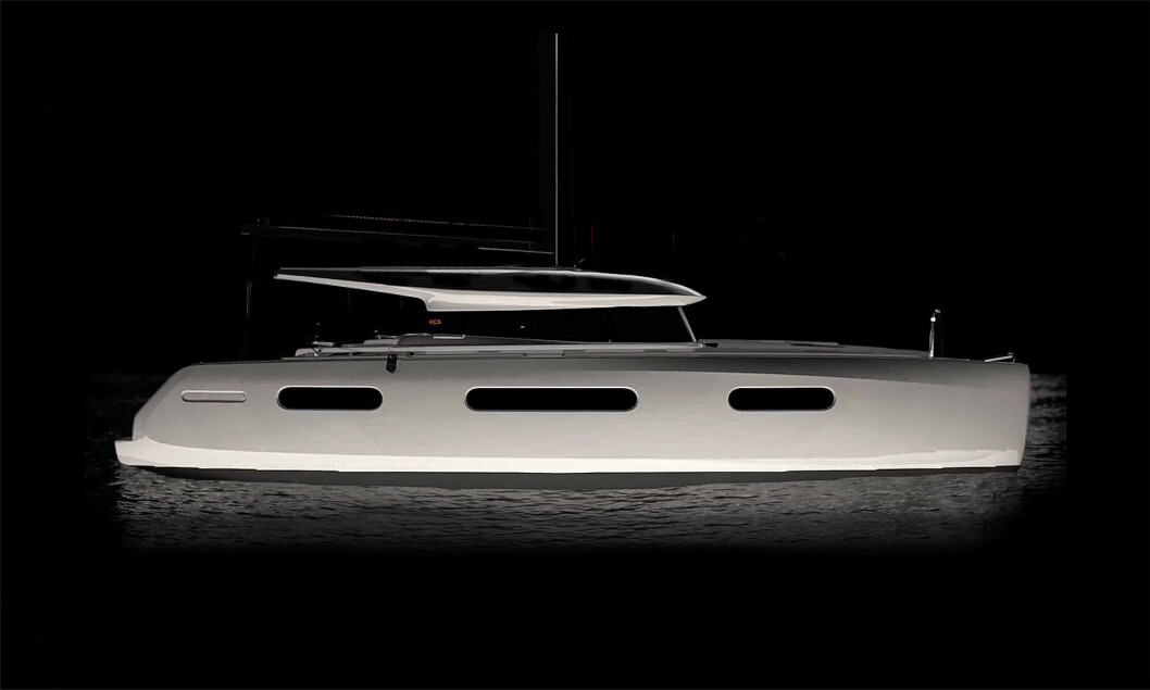 NY: Excess Catamarans ble lansert i Cannes, men bare med korte blikk av produktet i en video.