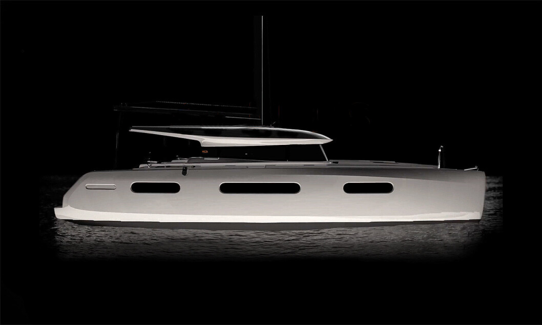 NY: Excess Catamarans ble lansert i Cannes, men bare med korte blikk av produktet i en video. NY: Excess Catamarans ble lansert i Cannes, men bare med korte blikk av produktet i en video.
