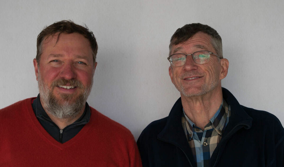 AVANSERER: Matthew Kallenberg (t.v.) og Stig Gard Paulsen klatrer begge på rankinglisten etter helgens regatta i Gandsfjord.