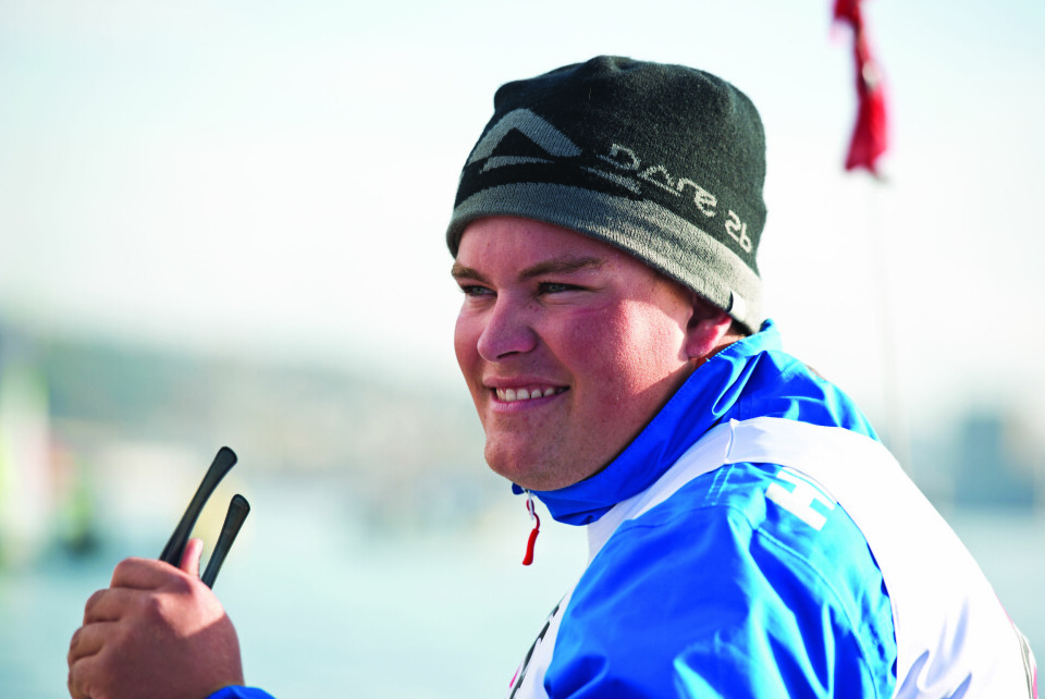 BEST I PRØVE-OL: Anders Pedersen ble den beste norske utøveren i prøve-OL i Brasil i sommer. Finnjolle-seileren blir et av de fremste OL-håpene i 2016 også.