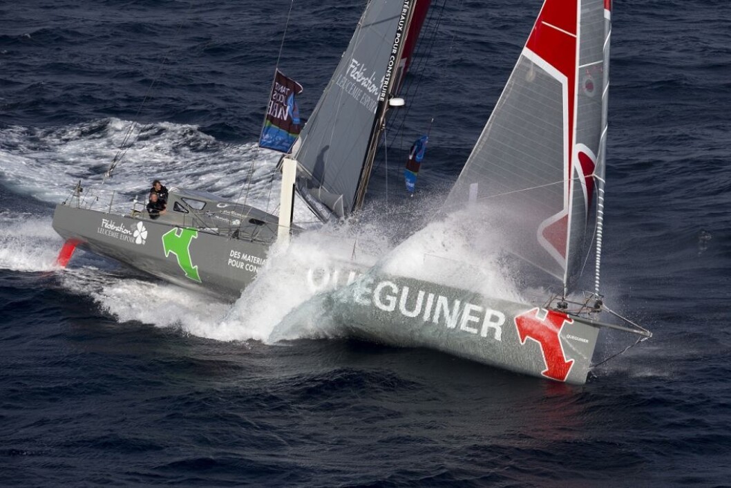 IMOCA: Yann Elies seilte med North 3Di forseil og Incidence DFI forseil. IMOCA: Yann Elies seilte med North 3Di forseil og Incidence DFI forseil.