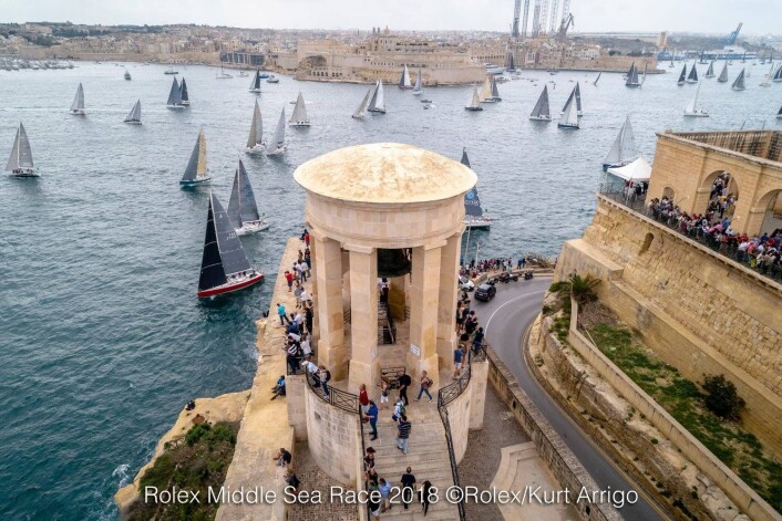 START: Regattaen holdes i historiske omgivelser. her fra starten fra Malta. START: Regattaen holdes i historiske omgivelser. her fra starten fra Malta.