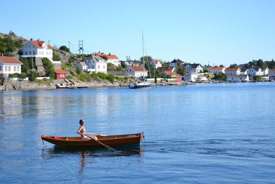 TREND: Det er inn å ro i en vakker pram.