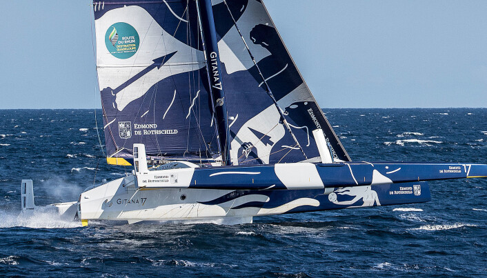 KLARE: «Maxi Edmond de Rothschild» vil også sette rekord. KLARE: «Maxi Edmond de Rothschild» vil også sette rekord.