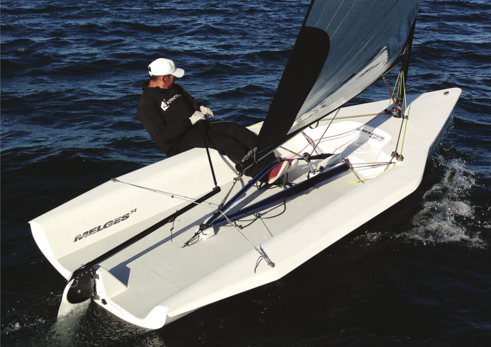 MELGES 14: Melges 14 er USAs utfordrer til OL-klasse. Skal man tolke seilstørrelsene, er den kanskje den mest fysisk krevende jollen... MELGES 14: Melges 14 er USAs utfordrer til OL-klasse. Skal man tolke seilstørrelsene, er den kanskje den mest fysisk krevende jollen...