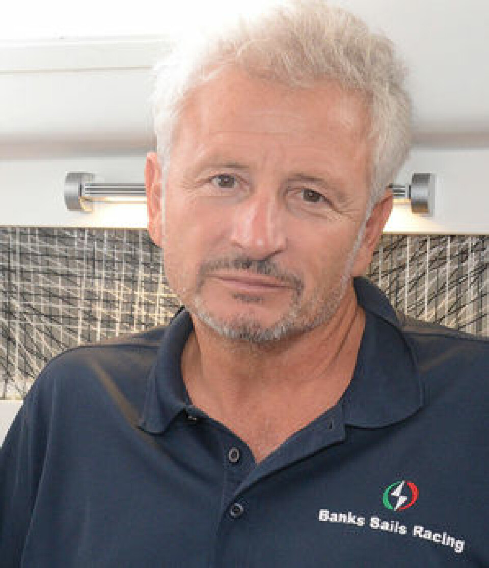 SEILER: Paolo Semeraro er seilmaker, båtbygger og har utviklet ny seilteknologi.